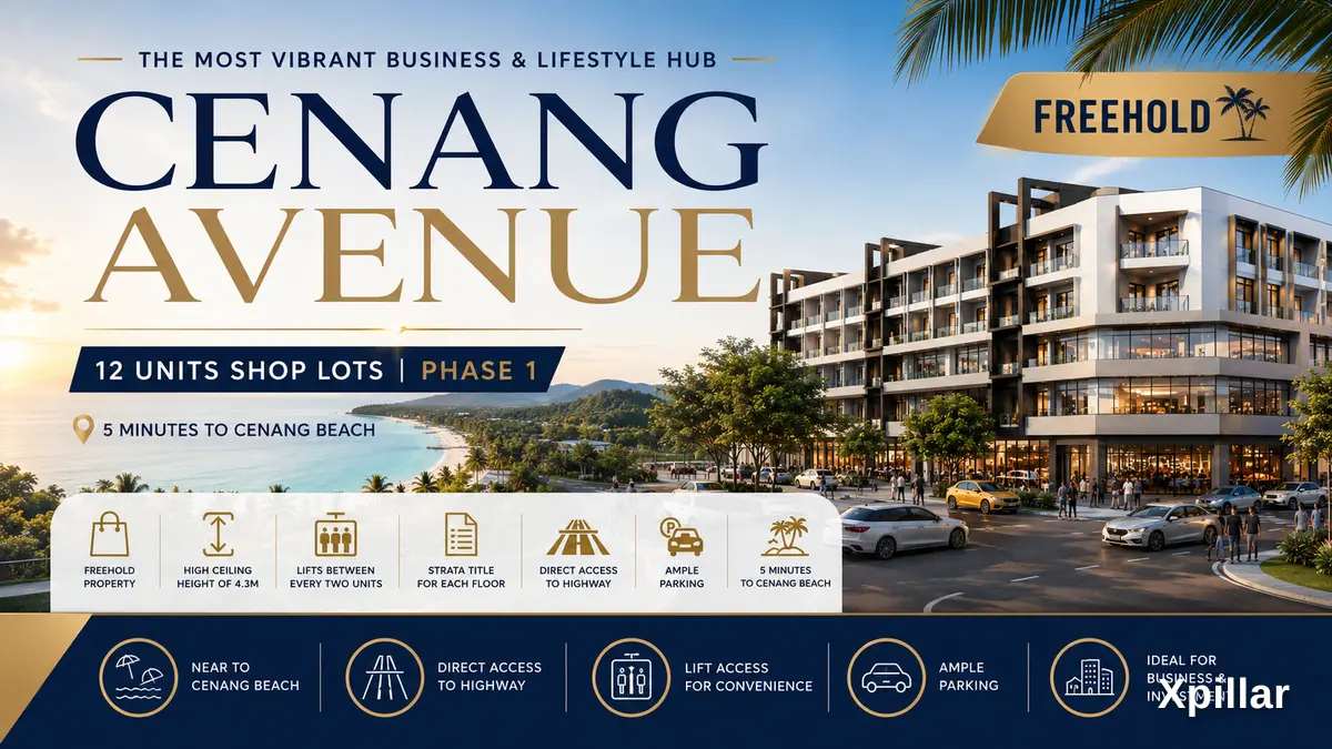 Langkawi Cenang Avenue Freehold Shoplot For Sale