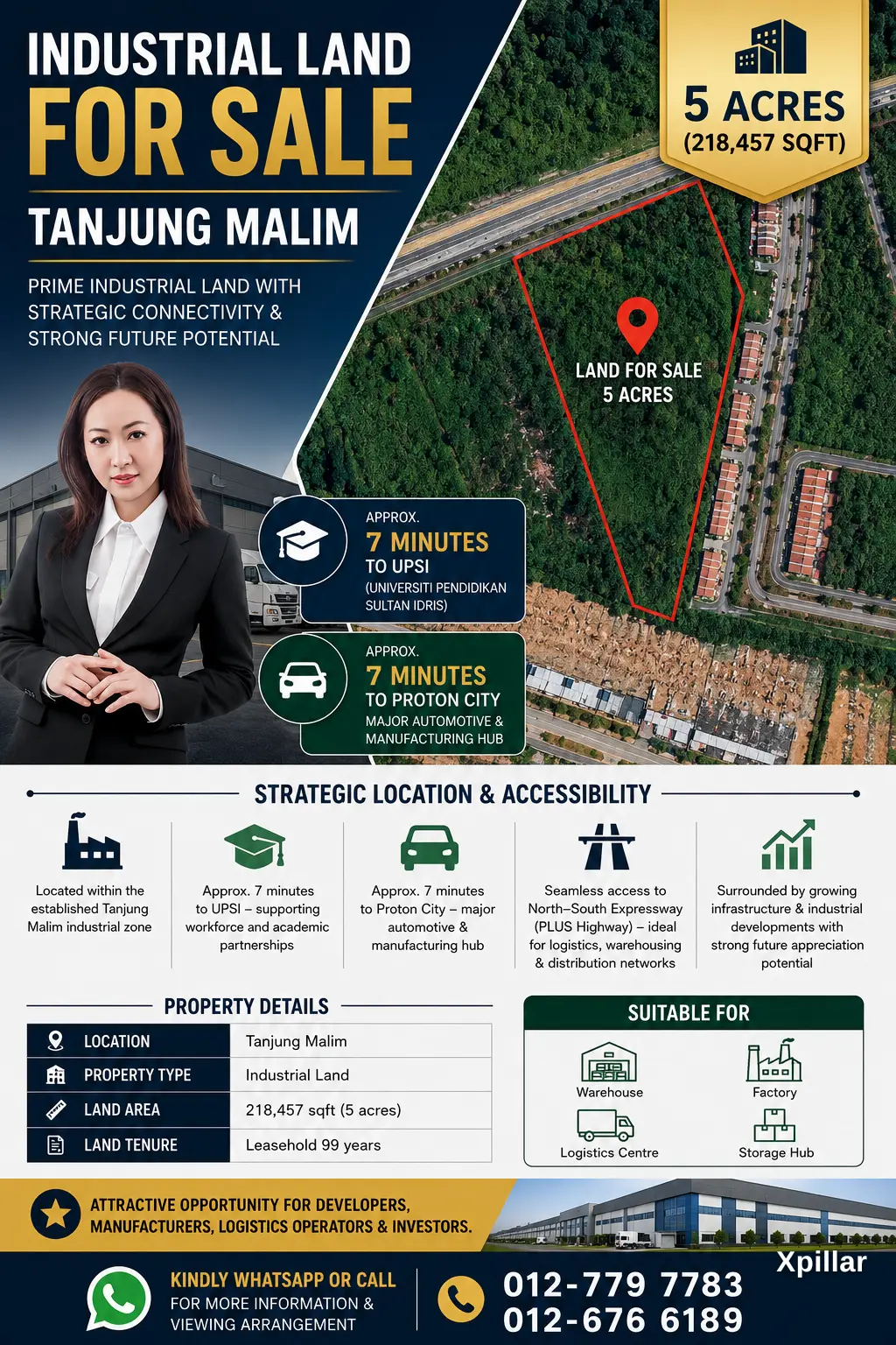 Industrial Land for Sale – Kota Malim, Tanjung Malim